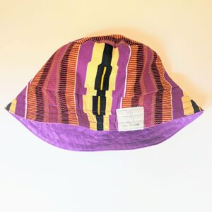 Wendbarer bucket hat lila-bunt